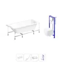 Ванна Lavinia Boho One 20221055R 170x75 см акриловая с подвесным унитазом и инсталляцией