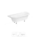 Ванна Lavinia Boho Catani 20220915R левая 170x80 см акриловая с каркасом, сливом-переливом и подголовниками