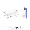 Ванна Lavinia Boho Element 20221064R 170x80 см акриловая с подвесным унитазом и инсталляцией