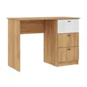 Письменный стол Правила мебели 181765 106x76x50 см ЛДСП цвет белый/светлое дерево