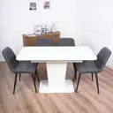 Кухонный стол прямоугольный Frenesie 108x68 см пластик цвет 103 белый бэкинг