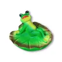 Фигура садовая Лягушка загорает 9 см