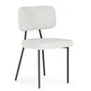 Стул Woodville Вакао 45x80x46 см текстиль цвет бежевый brendy milk 02 / черный