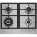Газовая варочная панель Indesit 60 см 4 конфорки цвет серый / серебристый