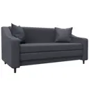 Диван прямой Лига-071 Лига диванов 129772 164x82x93 см экокожа цвет grifon 15 серый