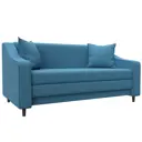 Диван прямой Лига-071 Лига диванов 129653 164x82x93 см рогожка цвет амур 10 голубой