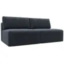 Диван прямой модульный Лига-060 НПБ Лига диванов 129463 200x84x118 см шенилл цвет rimini 14 темно-серый