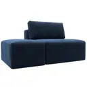 Модули диван и пуф Лига-060 НПБ Лига диванов 129594 100x84x185 см шенилл цвет rimini 10 синий