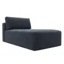 Модуль канапе Лига-060 НПБ Лига диванов 129558 100x84x187 см шенилл цвет rimini 14 темно-серый