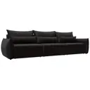 Диван прямой Лига-051 НПБ Лонг Лига диванов 129883 322x96x112 см экокожа цвет grifon 12 коричневый