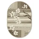 Ковер Moldabela Delta 3972 2 43922 овал 80x150 см полипропилен