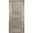 Дверь межкомнатная глухая Прэсто 60x200 см ПВХ цвет дуб санремо светлый с замком