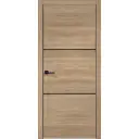 Дверь межкомнатная глухая Канзас 2 Веллдорис 70x200 см ПВХ цвет дуб европейский красный с замком