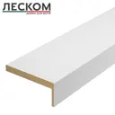 Наличник Леском цвет эмалит белый телескопический 2150x80x8мм эмалит белый