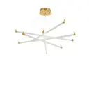 Светильник подвесной светодиодный Bayerlux 10386004 3 м² теплый белый (желтый) свет цвет разноцветный