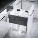 Корзина для белья Hailo 3270851 46.8x54.5x52.8 см Пластик цвет белый