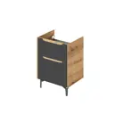 Тумба под раковину в ванную Итана Nill 60 60x47x82 напольная графит