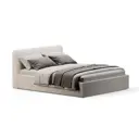 Кровать Mebelroom Симпл Velutto067 213x95x223 см ЛДСП цвет светло-серый