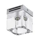 Светильник точечный накладной Lightstar Alta qube G9 цвет серый/серебристый