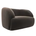 Мягкое кресло Лига диванов Лига-041 95x75x90 см велюр цвет seven 727 коричневый