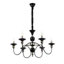 Люстра подвесная Bayerlux Сима-ленд 10352949 6 ламп 3 м² цвет золотой