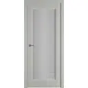 Комплект межкомнатной двери VFD Elegant 1VR остеклённая 200x60см ПВХ цвет emalex taupe с коробом и наличниками