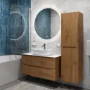 Тумба со столешницей и накладной раковиной подвесная BelBagno ETNA 100 etna100rn-kepbo-1346-set