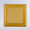 Решетка вентиляционная Шамрай VRK 180x240 мм оцинкованная сталь цвет золото