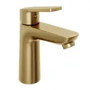 Смеситель для раковины Abelsberg Lineara UNF23508BG однорычажный цвет королевское золото