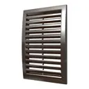 Решётка вентиляционная наружная ERA Street Line 200x300(h) с рамкой ASA пластик цвет коричневый