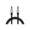 Кабель соединительный Pro Legend 3.5 Jack (M) - 3.5 Jack (M) текстильная оплетка цвет черный 1 м