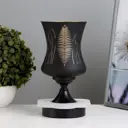 Аромасветильник Листья GU10 35Вт RGB черный 11х11х23 см 9951663