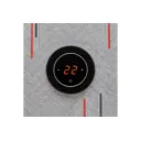 Терморегулятор для теплого пола Aura RONDA 9005 Black Classic электронный цвет классический черный