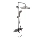 Душевая система Abelsberg SNS52891BN с термостатом 3 режимная цвет титан