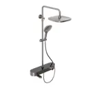 Душевая система Abelsberg SNS52665BN с термостатом 3 режимная цвет титан