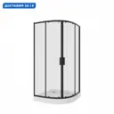 Душевая перегородка Niagara NG 68070811BLACK 1/4 круга 190x100см