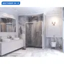 Душевая дверь Ambassador 17021117AX 110см эффект стекла прозрачный раздвижной