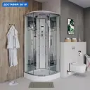 Душевая кабина Niagara 7020164 низкий поддон 100x100см