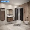 Душевая кабина Niagara 35031434F средний поддон 80x80см