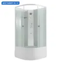 Душевая кабина Keramastar KR068011BK высокий поддон 90x90см