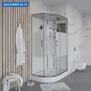 Душевая кабина Niagara 3030164R низкий поддон 120x80см