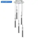 Светильник подвесной Lightstar Cilino Ls_756054 5 ламп 10 м² цвет хром