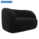 Кресло Лига-041 Лига диванов 121940 95x75x90 см микровельвет цвет черный