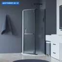 Душевой уголок RGW Hotel HO-081 375667, 100x100x195 см, профиль черный