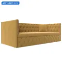 Диван детский прямой Найс Лига диванов 107110 200x77x87 см микровельвет цвет желтый