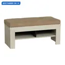 Шкаф для обуви Олимп 89.2x43.2x38 см ЛДСП цвет белый