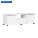 Тумба под телевизор Мк стиль 08-77854 135x44.4x44.9 см ЛДСП цвет белый