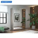 Шкаф-купе Мебельная Компания Е1 2 дверный 230x120x57 см 7 полок ЛДСП цвет бетон 1Pzz_120_Bt