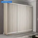 Шкаф-купе Мебельная Компания Е1 3 дверный 240x210x45 см 9 полок ЛДСП цвет ясень шимо светлый