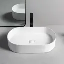 Раковина накладная Oliveeka 9025 9025 55см цвет белый глянец